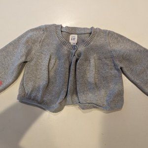 Gap embroidered sweater/cardigan